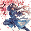 Kirschblüten-Ninja im Blitzangriff