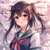 Kirschblüten Schuluniform