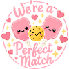 Pickleball Love: The Perfect Kawaii Duo