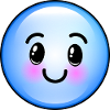 Cute Blue Bubble
