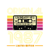 Original 1987 Cassette Retro