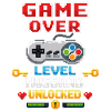 Game Over - Level Man Ontgrendeld | 8-bit