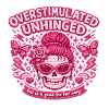 Rose Skull Floral Rebel surstimulé
