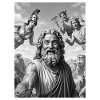 Zeus Selfie mit den Göttern