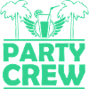 Party Crew Palm Trees Drink Wings