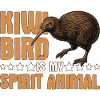 Kiwi-Vogel ist mein Geisttier Neuseeland