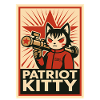 Patriot Kitty Rocket Art