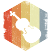 Disegno vintage di violino