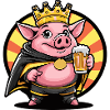 Bière de porc drôle