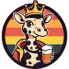 Bière girafe drôle