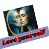 Love Yourself Mirror Portrait