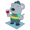 Mouse Red Wine