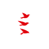 Rote Vögel