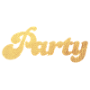 Party Gold Celebration Luxury Glamour Vintage Fun Retro