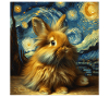 Dwarf Rabbit Starry Night