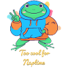 Zu cool für Napzeit Frosch