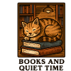 Cat's Rest: Reading Time on Books