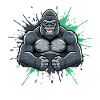Gorilla Kraft Comic Smash