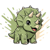 Petit Tricératops Dino