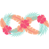 Tropical Hibiscus Circle