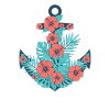 Tropical Hibiscus Anchor
