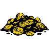 Gold Coins Treasure Geocaching