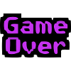 Game Over Pixel Retro