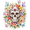 Plumeria Skull Flower