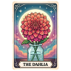 Dahlias Tarot Card