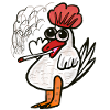 Funny funny funny chicken stoner