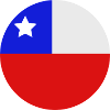 Drapeau chilien rond