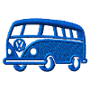 Volkswagen VW Bulli Camper Stickmotiv