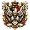 Imperial Eagle with Crown and Swords