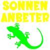Sonnenanbeter Eidechse - Sommer Sonne