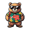 Bear Comic Vacation