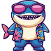 Shark Comic Vacation