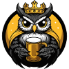 Eule Bier Lustig