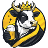 Kuh Bier Lustig