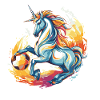 Einhorn Fussball Team