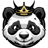 Panda Kopf Krone