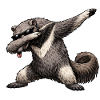 Dabbing anteater