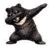 Dabbing Black Bear
