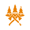 Into Wild Wald Äxte
