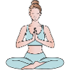 Yoga Woman Meditation Rest Wellness Design