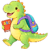 Dino School Start ABC Book