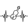 Violin ECG Heartbeat
