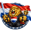 Lion hollandais avec épée et couronne