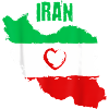 Iranian Heart Flag