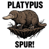 Platypus Spur Schwarze Gefahr