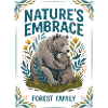 Nature's Embrace Forest Bear Family